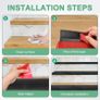 Brand New Stair Edge Self-Adhesive Trim 10 ft - Black Image 4