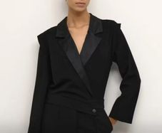 Karen by Simonsen Tuxedo Jumpsuit