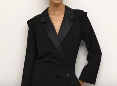 Karen by Simonsen Tuxedo Jumpsuit