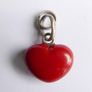 Genuine Links of London Sterling Silver Red Enamel Heart Charm Image 2