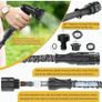 100ft Garden Hose Pipe Expandable Garden Hose with 3/4", 1/2" Fittings, Anti-Leakage - Flexible Expanding Hose with 10 Function Spray Nozzle (100FT, Black) Image 3