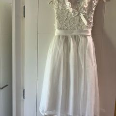 Communion dress with head piece
