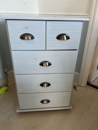2 x blue storage units