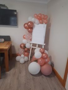 Party Balloons and Stand