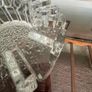 Heavy Glass Ashtray or Candle Holder made by Pukeberg Glasbruk Nybro Sweden Image 8