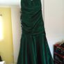 Green evening dress approx size 12 Image 3
