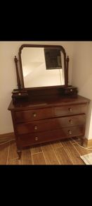 Antique dressing table with mirror