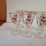 6 vintage glasses Image 2