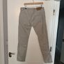 Massimo Dutti Men's Slim Fit Beige Chino Trousers - Size EUR 44 Image 2