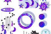 Solar Wind Chime Silicone Moulds Dream Catcher Resin Mold Kit, Making a Wind Chime Set, for Christmas Gift Party Decoration Homemade Crafts (FREE POSTAGE)
