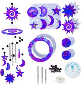 Solar Wind Chime Silicone Moulds Dream Catcher Resin Mold Kit, Making a Wind Chime Set, for Christmas Gift Party Decoration Homemade Crafts (FREE POSTAGE)