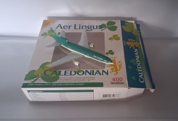 Aer Lingus/Caledonian Diecast Lockheed L-1011 Diecast plane