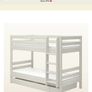 Flexa Bunk Bed - Bunk Bed 154 Cm With Pull-out Drawer, Ladder And Safety Rail, 90 X 200 Cm, White Image 7