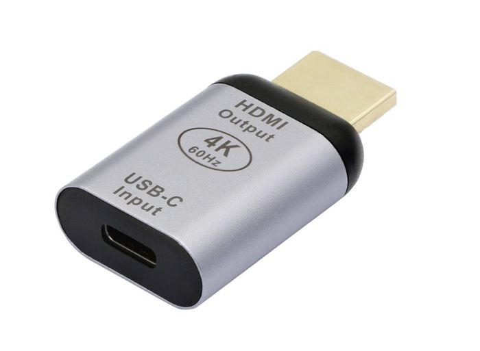 USB-C Thunderbolt 3 (Female) to HDMI (Male) 4K@60Hz Aluminum Alloy Adapter (Brand New/Warranty)