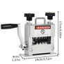 Small Manual wire cable copper stripping Machine/drill order, 6 channels 3-17mm, adjustable height razor wire razor wire drill for used cables, domestic and industrial single-pole wires Image 2
