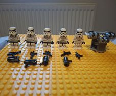 Lego star wars minifigures stormtroopers