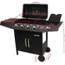 Gas Barbecue Grill Trolley Gas Barbecue Toronto Grill 2 + 1/4 + 1/6 + 1 Burner Image 2