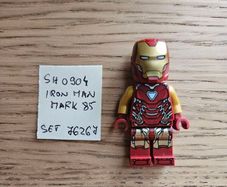lego sh0904 iron man mk85, set 76267