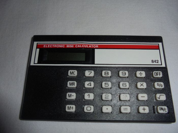 Mini Slimline Pocket Calculator for Sale