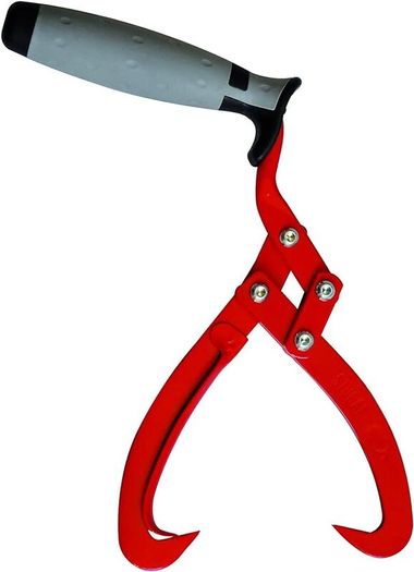 Forestry Hand Packing Pliers 190 mm with 2K Handle and Practical Support  Timber Grapple Forestry Tongs | Pre-delivery tongs for transporting logs