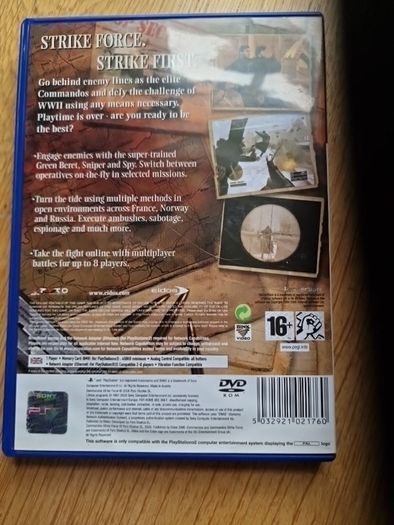 Commandos Strike Force PlayStation2 Ps2 games Original