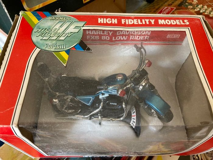 Harley Davidson FXS 80 Low Ride Scale 1/15 Rare Polistil