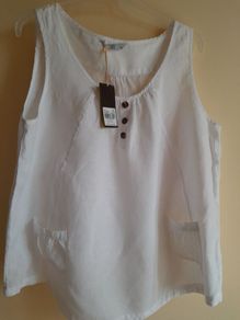 TU Top 100% .Linen
