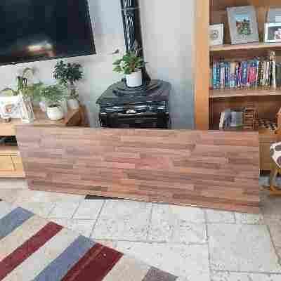 Wood-effect laminate Worktop - 1.95 Mtrs