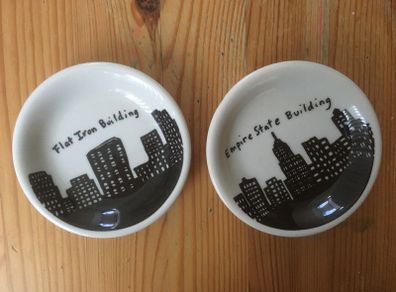 Fishs Eddy 212 Skyline Plates Small