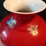 8" Pair of Shende Tang Hand painted Chinese Vintage Vases Image 4