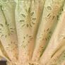 Zara Lime Green Openwork Embroidered Eyelet Wrap Mini Dress Puff Sleeve Image 6