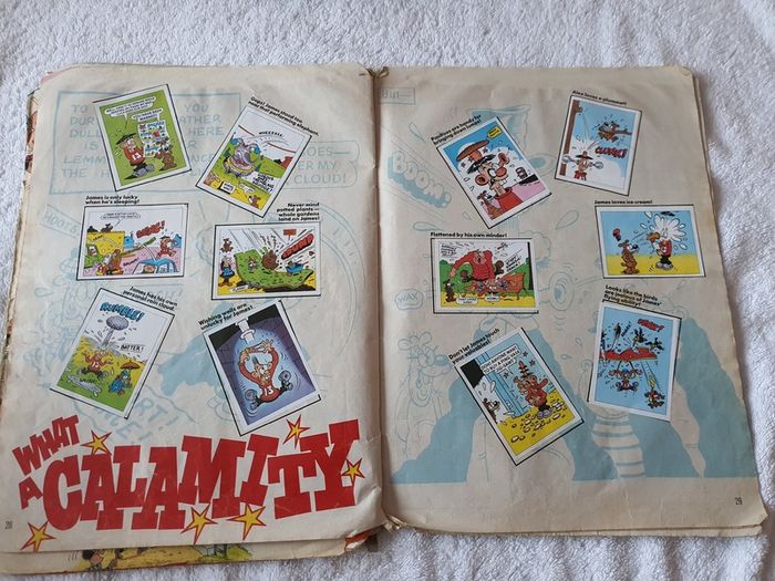 Beano Sticker Book 98% Full + Spare Book about 50% full