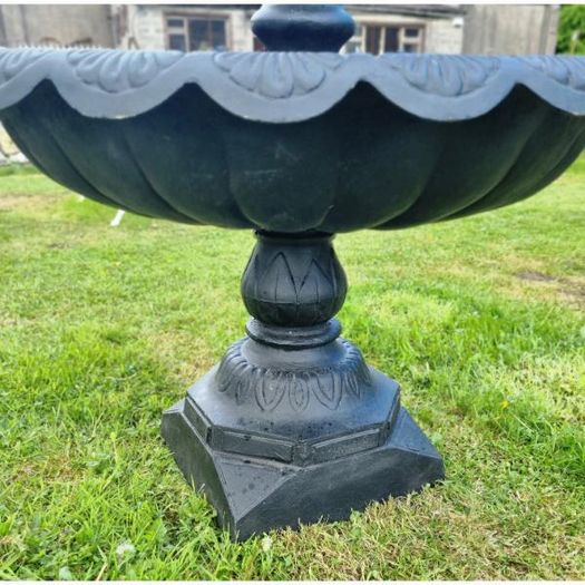 Three Tier Fountain Cast Iron Black CH R 5700
