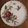 Beautiful Antique Hand Painted China Set Hummingbird Wall Plaques / Plates Image 4