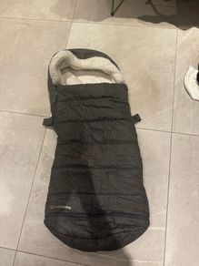 uppa baby footmuff in grey