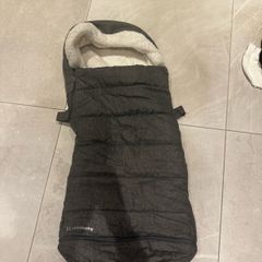 uppa baby footmuff in grey