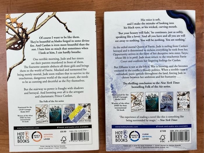 The Cruel Prince & The Queen Of Nothing by Holly Black