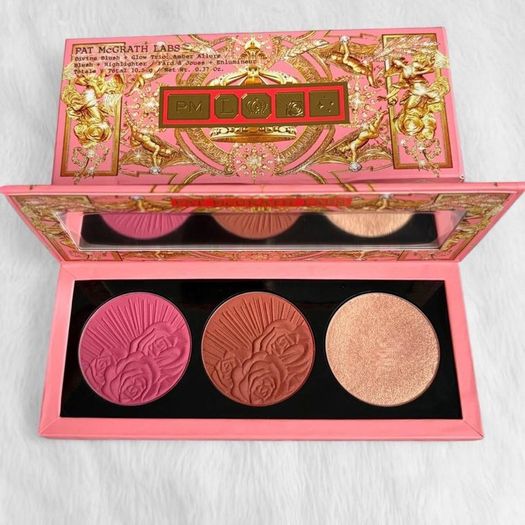 Pat McGrath Divine Blush Glow Trio Amber Allure Pink Gold Highlight Palette Discontinued