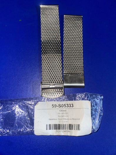 Citizen 22mm Quick Release Stainless Steel Milanese Bracelet