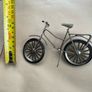 Vintage Miniature Gold Brass Metal Bicycle Figurine, Ornament, Doll House Image 4