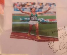 Eamonn Coghlan signed athletics photograph