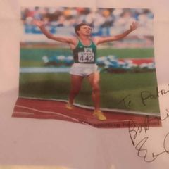 Eamonn Coghlan signed athletics photograph