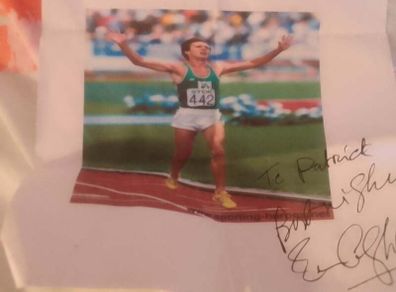 Eamonn Coghlan signed athletics photograph