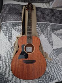 Acoustic and Electric Guitar with Accessories