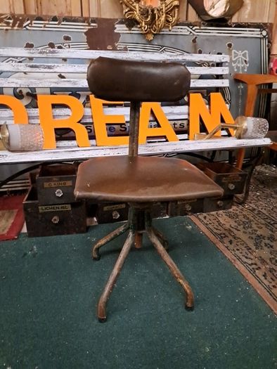 1940's Machinest Swivel Chair