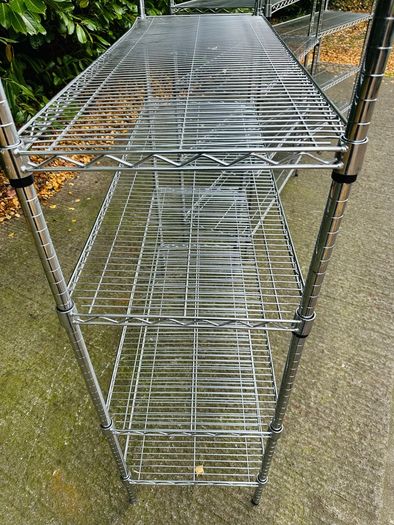 Stainless Steel Shop Shelving - Display Racking - Like New - Very Strong