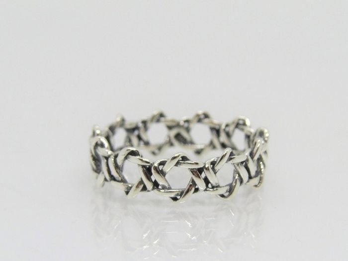 Vintage Silver Ring Star of David