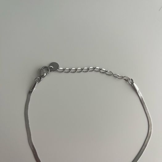 Snake Chain Bow Bracelet - Stainless Steel