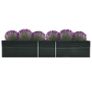 Garden Raised Bed Galvanised Steel 400x80x45 cm Anthracite Image 5