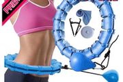 Smart Hula Hoop for Adults, Weighted Hoola Hoops 27 Knots Detachable Ring Adjustable Size, Hula Hoops with Auto-Spinning Ball (FREE SHIPPING)